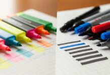Highlighters vs Markers : Differences Explored Highlighters vs Markers
